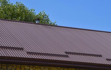 typical Ynyshir corrugated roof uses